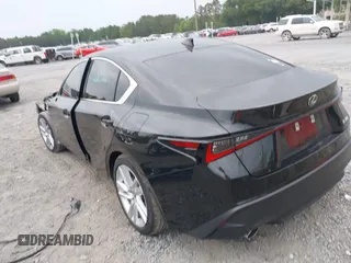 2024 Lexus IS 300 with VIN JTHCA1D29R5132121, listed as a IAAI auction lot 42084925 with 1,335 mi miles and . Bid and sale history available at DreamBid. Image 3.