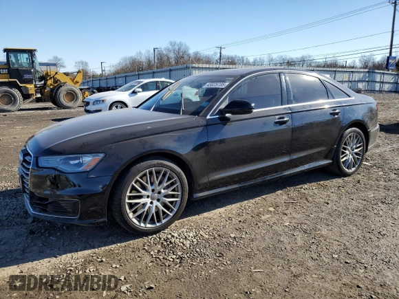 2016 Audi A6 Premium Plus with VIN WAUFGAFC9GN003860, listed as a Copart auction lot 43025735 with 94,104 mi miles and Salvage Title. Bid and sale history available at DreamBid. Image 1.