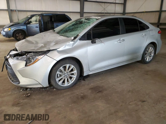 2024 Toyota Corolla LE with VIN 5YFB4MDE0RP082888, listed as a Copart auction lot 87238204 with 13,124 mi miles and Salvage Title. Bid and sale history available at carsss.com. Image 1.