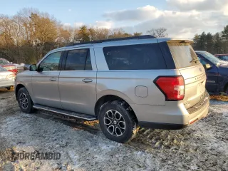 2022 Ford Expedition Max XLT z VIN 1FMJK1HT4NEA58816, wystawiony jako Copart lot #42107025 z przebiegiem 38 849 mil mil oraz Szkoda całkowita • Salvage title. Historia ofert i sprzedaży dostępna na DreamBid. Obrazek 2.