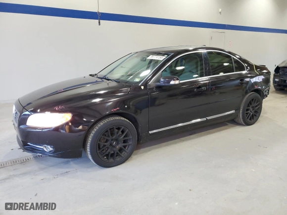 2009 Volvo S80 I6 Turbo with VIN YV1AR992791106742, listed as a Copart auction lot 86374154 with 129,272 mi miles and Salvage Title. Bid and sale history available at carsss.com. Image 1.