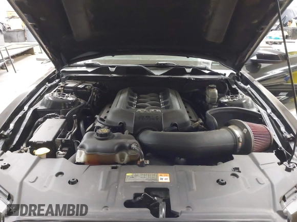 2013 Ford Mustang GT with VIN 1ZVBP8CF7D5241627, listed as a IAAI auction lot 42485858 with 107,547 mi miles and . Bid and sale history available at DreamBid. Image 10.