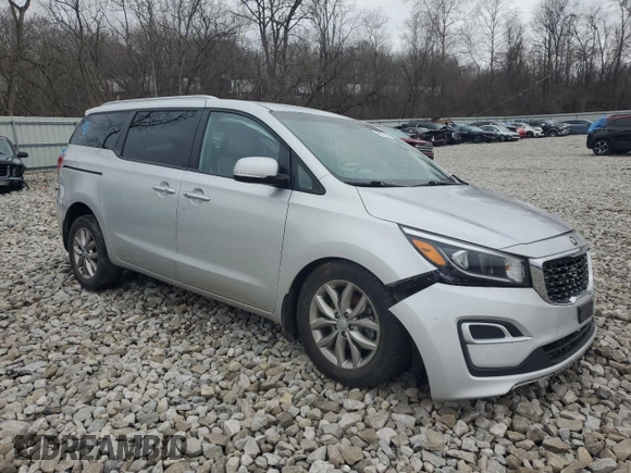 2020 Kia Sedona EX with VIN KNDMB5C10L6648064, listed as a Copart auction lot 46973085 with 52,374 mi miles and Salvage Title. Bid and sale history available at carsss.com. Image 4.