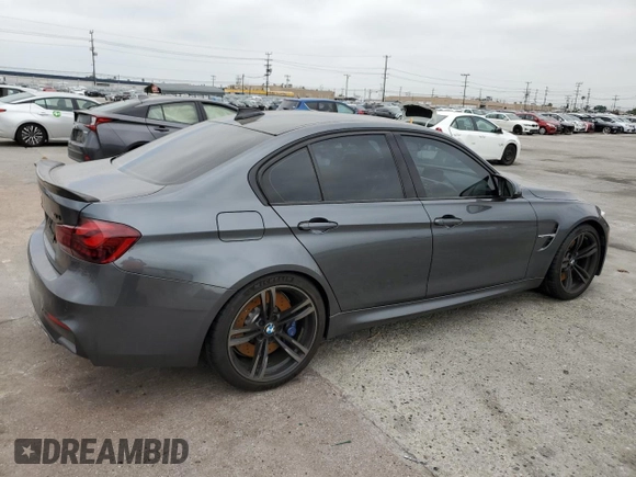 2015 BMW M3 with VIN WBS3C9C57FP806104, listed as a Copart auction lot 66753773 with 90,078 mi miles. Bid and sale history available at carsss.com. Image 3.
