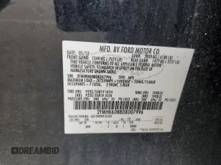 2013 Ford Flex Limited with VIN 2FMHK6D88DBD07996, listed as a Copart auction lot 51974725 with 134,375 mi miles and Salvage Title. Bid and sale history available at carsss.com. Image 13.