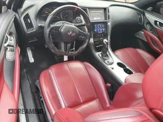 2018 Infiniti Q60 Sport with VIN JN1EV7EK1JM343312, listed as a Copart auction lot 76937894 with 79,036 mi miles and Salvage Title. Bid and sale history available at DreamBid. Image 8.