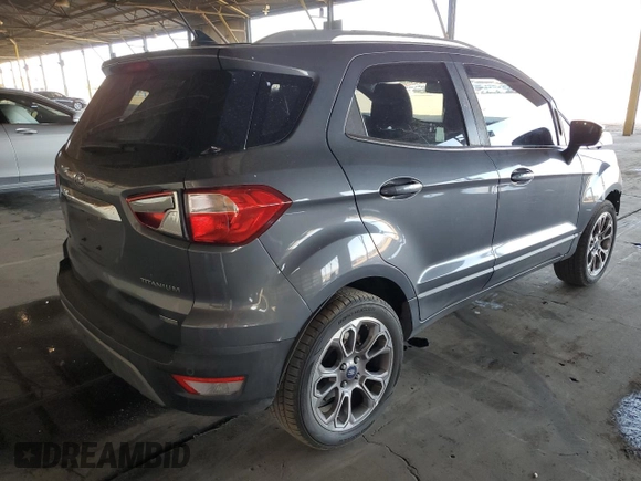 2018 Ford EcoSport Titanium z VIN MAJ3P1VE3JC214702, wystawiony jako Copart lot #53790815 z przebiegiem 105 504 mil mil oraz Szkoda całkowita • Salvage title. Historia ofert i sprzedaży dostępna na DreamBid. Obrazek 3.