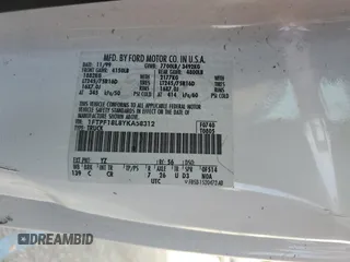 2000 Ford F-150 XL с VIN 1FTPF18L8YKA58312, выставлен на аукционе Copart как лот 45748355 с пробегом 200 263 миль миль и Списание • Salvage title. История ставок и продаж доступна на DreamBid. Изображение 13.