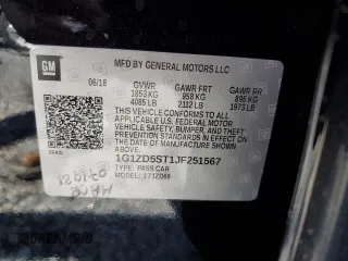 2018 Chevrolet Malibu LT with VIN 1G1ZD5ST1JF251567, listed as a Copart auction lot 48769985 with 70,216 mi miles and Salvage title. Bid and sale history available at DreamBid. Image 12.