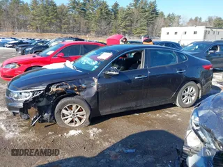 2018 Kia Optima LX with VIN KNAGT4L30J5235891, listed as a IAAI auction lot 41412579 with 44,362 mi miles. Bid and sale history available at carsss.com. Image 14.
