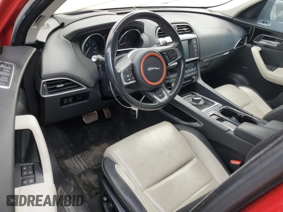 2017 Jaguar F-Pace 20d R-Sport with VIN SADCL2BN5HA086473, listed as a Copart auction lot 85121804 with 93,490 mi miles and Clean Title. Bid and sale history available at DreamBid. Image 8.