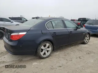 2006 BMW 5 Series 530xi with VIN WBANF735X6CU20504, listed as a Copart auction lot 44840125 with 122,594 mi miles and Clean Title. Bid and sale history available at carsss.com. Image 3.