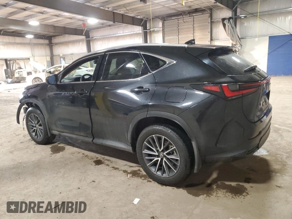 2025 Lexus NX with VIN 2T2GGCEZ5SC066356, listed as a Copart auction lot 47031765 with 3,235 mi miles and Salvage Title. Bid and sale history available at carsss.com. Image 2.