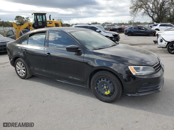 2015 Volkswagen Jetta Sedan 1.8T SE with VIN 3VWD17AJ4FM231811, listed as a Copart auction lot 45062955 with 106,961 mi miles and Salvage Title. Bid and sale history available at carsss.com. Image 4.