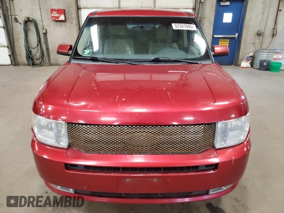 2009 Ford Flex SEL with VIN 2FMEK62C49BB07151, listed as a Copart auction lot 52347695 with 206,678 mi miles and Salvage Title. Bid and sale history available at carsss.com. Image 5.