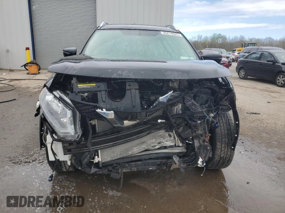 2016 Nissan Rogue S with VIN JN8AT2MVXGW144910, listed as a Copart auction lot 55214625 with 127,384 mi miles and Salvage Title. Bid and sale history available at DreamBid. Image 5.