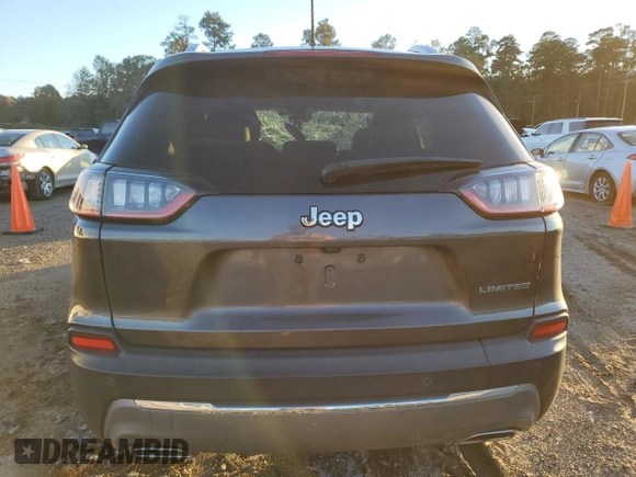 2021 Jeep Cherokee Limited with VIN 1C4PJLDX1MD179720, listed as a Copart auction lot 83869104 with 108,362 mi miles and Salvage title. Bid and sale history available at DreamBid. Image 6.