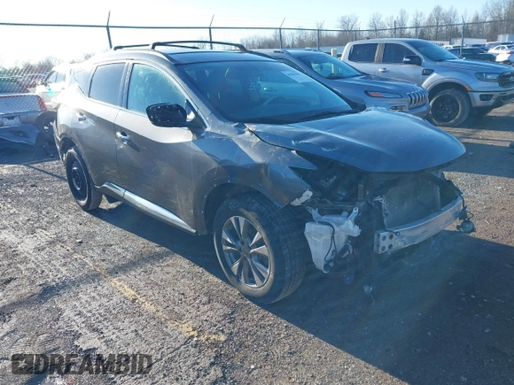 2017 Nissan Murano S with VIN 5N1AZ2MG5HN152072, listed as a IAAI auction lot 41634106 with 94,468 mi miles and . Bid and sale history available at carsss.com. Image 1.