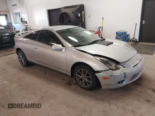 2003 Toyota Celica GT with VIN JTDDR32T330161995, listed as a IAAI auction lot 41437754 with 150,727 mi miles. Bid and sale history available at carsss.com. Image 1.
