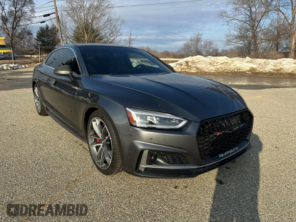2018 Audi S5 Prestige z VIN WAUR4AF52JA001793, wystawiony jako Copart lot #48086355 z przebiegiem 144 113 mil mil oraz Czysty tytuł • Clean title. Historia ofert i sprzedaży dostępna na DreamBid. Obrazek 1.