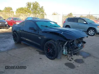 2016 Ford Mustang GT with VIN 1FA6P8CF3G5333090, listed as a IAAI auction lot 41421586 with 1 mi miles. Bid and sale history available at carsss.com. Image 1.