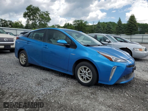 2019 Toyota Prius LE with VIN JTDL9RFU5K3005164, listed as a Copart auction lot 61288545 with 362,132 mi miles and Clean title. Bid and sale history available at DreamBid. Image 4.