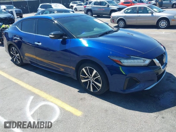 2021 Nissan Maxima SV with VIN 1N4AA6CV7MC507693, listed as a IAAI auction lot 41849176 with 107,951 mi miles and . Bid and sale history available at DreamBid. Image 1.