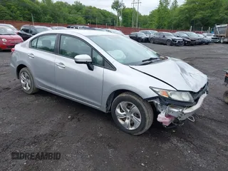 2014 Honda Civic LX z VIN 19XFB2F52EE262992, wystawiony jako IAAI lot #42356546 z przebiegiem 164 288 mil mil oraz . Historia ofert i sprzedaży dostępna na DreamBid. Obrazek 1.