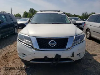 2014 Nissan Pathfinder S z VIN 5N1AR2MM4EC705596, wystawiony jako Copart lot #60879025 z przebiegiem 57 357 mil mil oraz Czysty tytuł • Clean title. Historia ofert i sprzedaży dostępna na DreamBid. Obrazek 5.