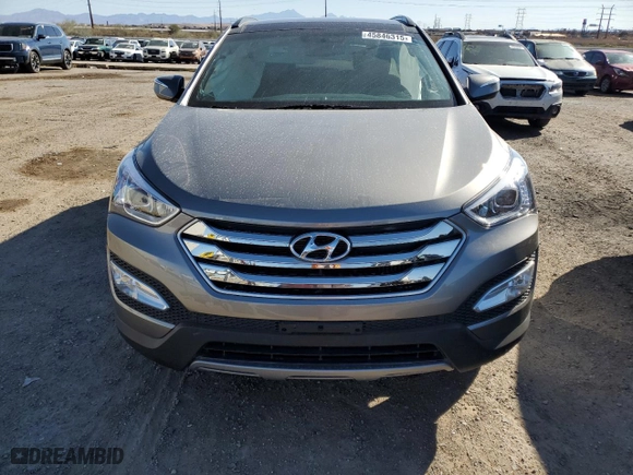 2015 Hyundai Santa Fe Sport with VIN 5XYZW4LA1FG245989, listed as a Copart auction lot 45846315 with 75,078 mi miles and Salvage Title. Bid and sale history available at carsss.com. Image 5.