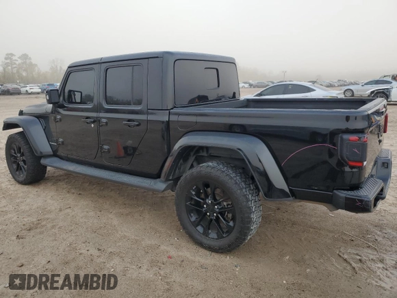 2022 Jeep Gladiator Overland with VIN 1C6HJTFG2NL129862, listed as a Copart auction lot 86254394 with 98,151 mi miles and Salvage title. Bid and sale history available at DreamBid. Image 3.
