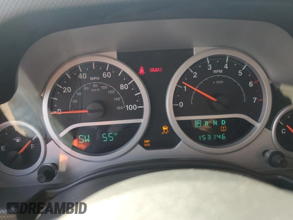 2009 Jeep Wrangler Unlimited Rubicon z VIN 1J4GA69179L763259, wystawiony jako Copart lot #44161645 z przebiegiem 153 146 mil mil oraz Szkoda całkowita • Salvage title. Historia ofert i sprzedaży dostępna na DreamBid. Obrazek 9.