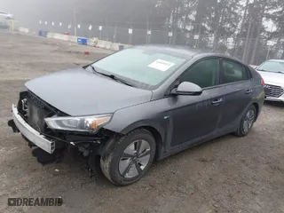2019 Hyundai Ioniq Hybrid Blue with VIN KMHC65LC5KU143970, listed as a IAAI auction lot 41849014 with 139,975 mi miles. Bid and sale history available at carsss.com. Image 15.