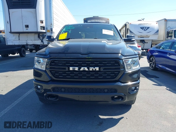 2022 Ram 1500 Big Horn with VIN 1C6SRFFT9NN428671, listed as a IAAI auction lot 41780427 with 63,781 mi miles. Bid and sale history available at carsss.com. Image 13.