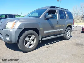 2005 Nissan Xterra S with VIN 5N1AN08W55C643136, listed as a IAAI auction lot 42071316 with 154,089 mi miles. Bid and sale history available at carsss.com. Image 2.