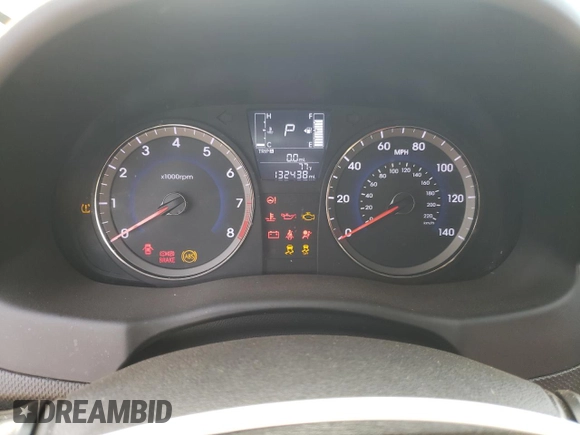 2017 Hyundai Accent SE with VIN KMHCT5AE0HU336808, listed as a Copart auction lot 56122085 with 132,438 mi miles and Salvage Title. Bid and sale history available at DreamBid. Image 9.