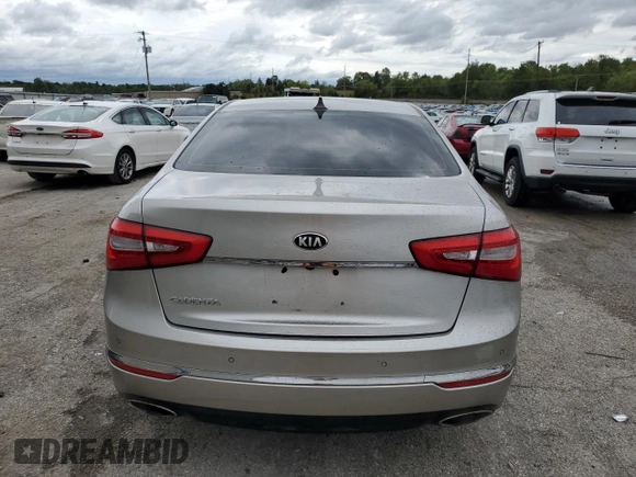 2014 Kia Cadenza Premium with VIN KNALN4D79E5126958, listed as a Copart auction lot 73138304 with 49,163 mi miles and Salvage Title. Bid and sale history available at carsss.com. Image 6.