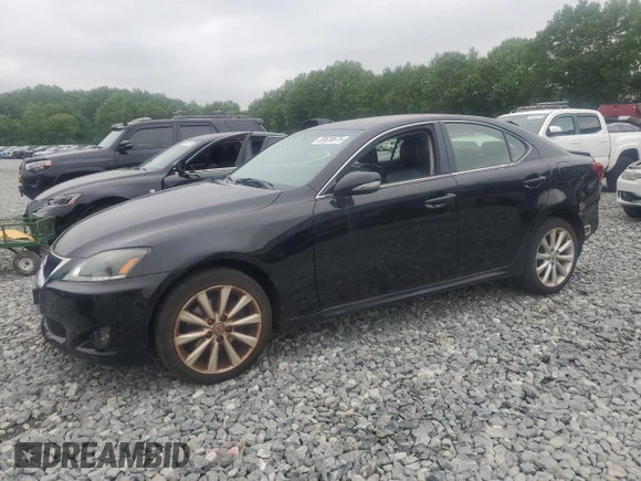 2010 Lexus IS 250 with VIN JTHCF5C28A5044059, listed as a Copart auction lot 59528575 with 97,837 mi miles and Clean title. Bid and sale history available at DreamBid. Image 1.