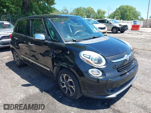 2014 FIAT 500L Lounge with VIN ZFBCFACH3EZ009820, listed as a IAAI auction lot 42294242 with 84,557 mi miles and . Bid and sale history available at DreamBid. Image 1.