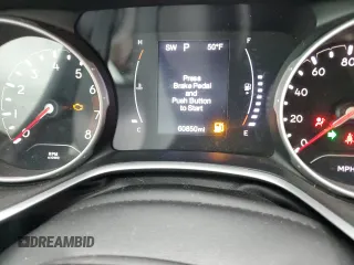2020 Jeep Compass Latitude with VIN 3C4NJCBBXLT153012, listed as a Copart auction lot 48601875 with 60,850 mi miles and Salvage Title. Bid and sale history available at carsss.com. Image 9.