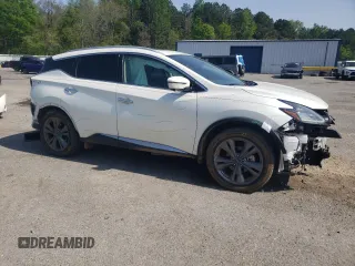 2023 Nissan Murano Platinum z VIN 5N1AZ2DJ3PC114829, wystawiony jako Copart lot #51011075 z przebiegiem 60 729 mil mil oraz Szkoda całkowita • Salvage title. Historia ofert i sprzedaży dostępna na DreamBid. Obrazek 4.