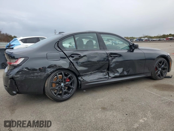 2025 BMW 3 Series M340i xDrive with VIN 3MW69FT01S8F00060, listed as a Copart auction lot 84993644 with Not Provided miles and Salvage Title. Bid and sale history available at carsss.com. Image 3.