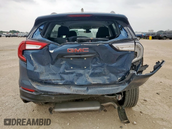 2024 GMC Terrain SLE with VIN 3GKALMEG1RL314074, listed as a Copart auction lot 57644815 with 14,829 mi miles and Salvage title. Bid and sale history available at DreamBid. Image 6.