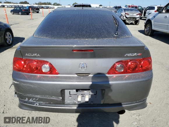2006 Acura RSX Type-S Leather with VIN JH4DC53096S002343, listed as a Copart auction lot 77259604 with 198,021 mi miles and Clean Title. Bid and sale history available at carsss.com. Image 6.