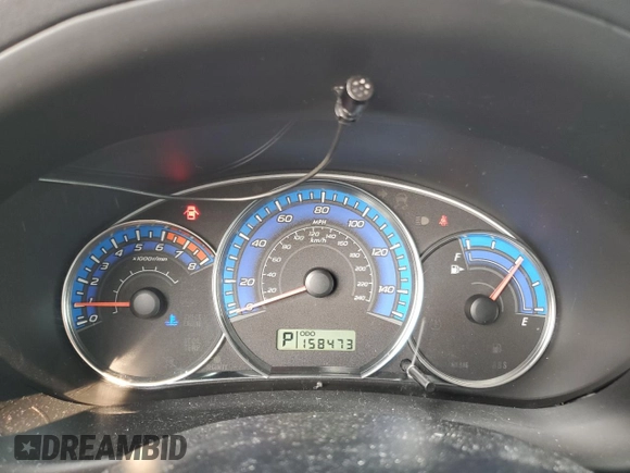 2009 Subaru Forester X with VIN JF2SH63649H724181, listed as a Copart auction lot 59919725 with 158,473 mi miles and Salvage title. Bid and sale history available at DreamBid. Image 9.