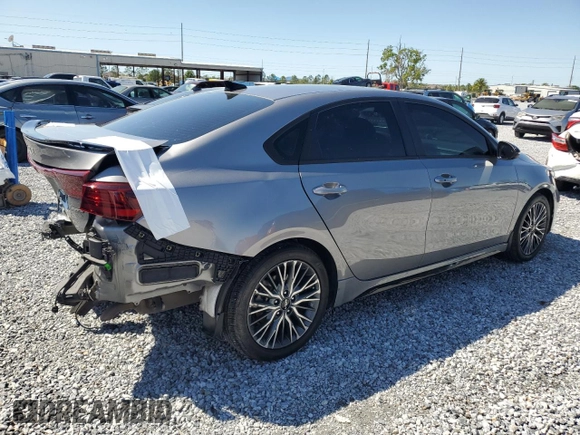 2023 Kia Forte GT-Line with VIN 3KPF54ADXPE628489, listed as a Copart auction lot 49471905 with 35,055 mi miles and Salvage Title. Bid and sale history available at carsss.com. Image 3.