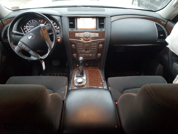 2018 Nissan Armada SV with VIN JN8AY2NC5J9553241, listed as a Copart auction lot 81719714 with 123,570 mi miles and Salvage Title. Bid and sale history available at carsss.com. Image 8.