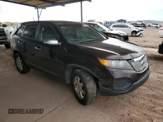 2012 Kia Sorento LX with VIN 5XYKT3A11CG204037, listed as a Copart auction lot 49631965 with 247,649 mi miles and Salvage Title. Bid and sale history available at DreamBid. Image 4.