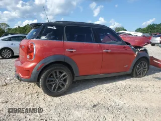 2013 MINI Countryman S ALL4 with VIN WMWZC5C53DWM16045, listed as a Copart auction lot 56057555 with 167,263 mi miles and Salvage title. Bid and sale history available at DreamBid. Image 3.
