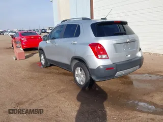 2015 Chevrolet Trax LT with VIN 3GNCJRSB0FL172030, listed as a IAAI auction lot 41523985 with 82,427 mi miles. Bid and sale history available at carsss.com. Image 3.